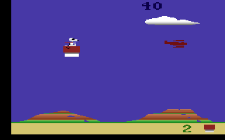Snoopy and The Red Baron screenshot 3 for Atari 2600